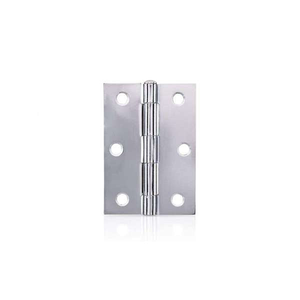 Trio Door Butt Hinge Loose Pin Chrome Plated 85 x 60 x 1.6mm