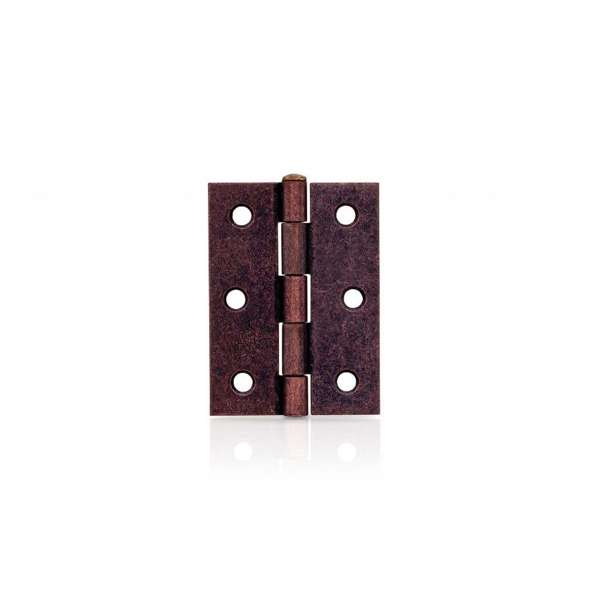 Trio Door Butt Hinge Fixed Pin Florentine Bronze 70 x 50 x 1.6mm