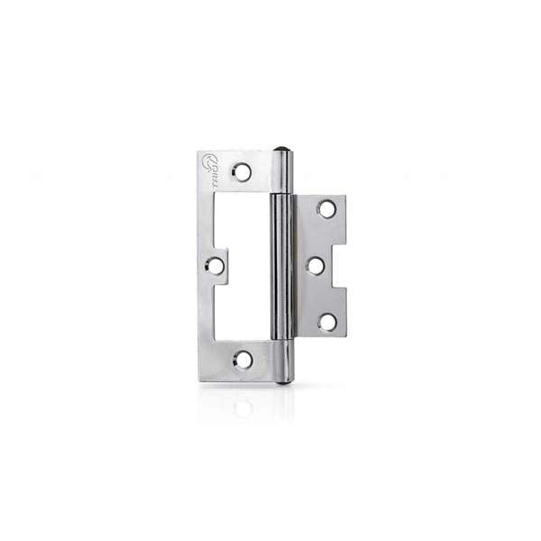 Trio Hirline Door Hinge Loose Pin Chrome Plated 100 x 65 x 2.0mm