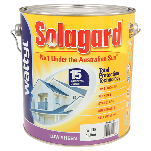 Wattyl Solagard Low Sheen Mission Brown 4L