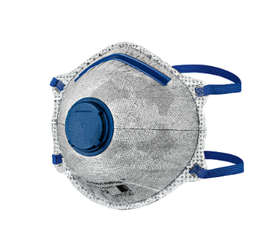 WorkArma Disposable Respirator P2 Valved Carbon