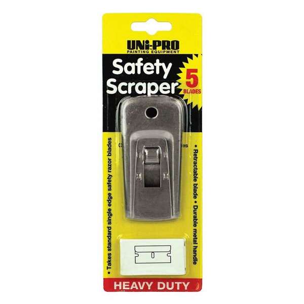 Uni-Pro Heavy Duty Safety Scraper with 5 Blades