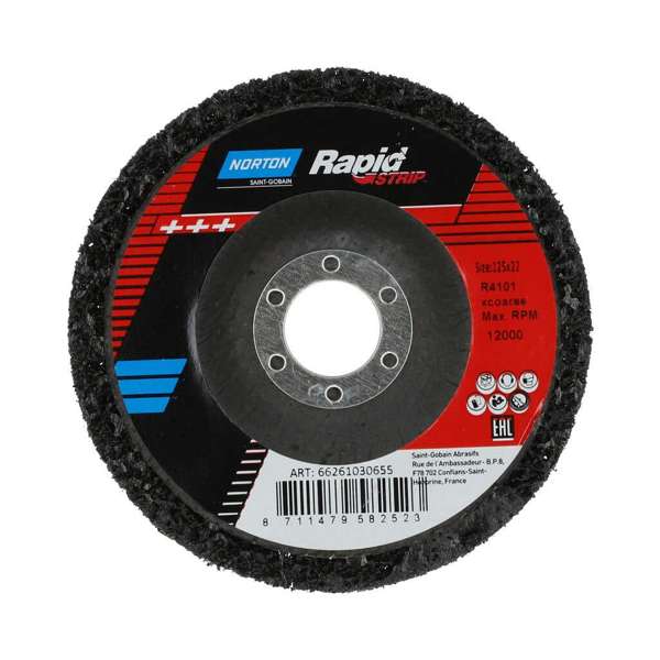 Norton Rapid Strip Disc 125 x 22mm