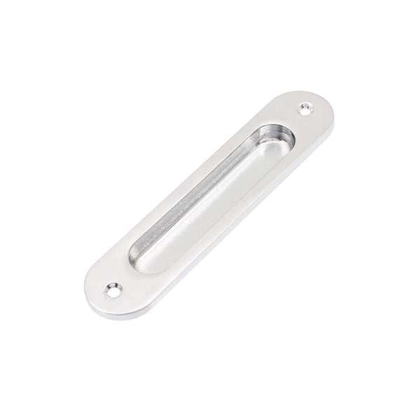 Lane Standard Flush Pull Radius Brushed Satin Chrome