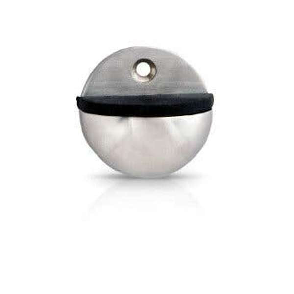 Trio Half Moon Doorstop Chrome Plated 25mm