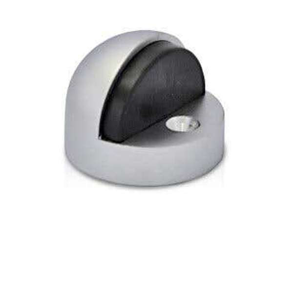 Trio Half Moon Commercial Doorstop Chrome Plated 34mm