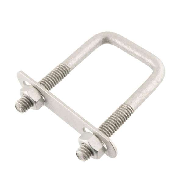 Zenith Square U Bolt Galvanised 34mm - 1 Pack