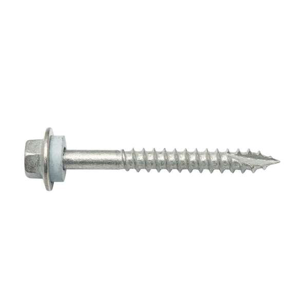 Zenith Timber Screws Hex with Seal Galvanised 12G x 50mm - 1000 Pack