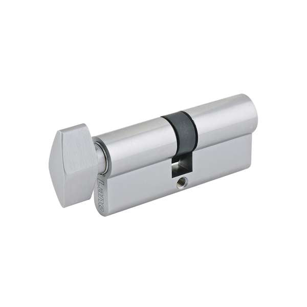 Lane Euro Fixed Cam Cylinder Single Satin Stainless Steel 70mm