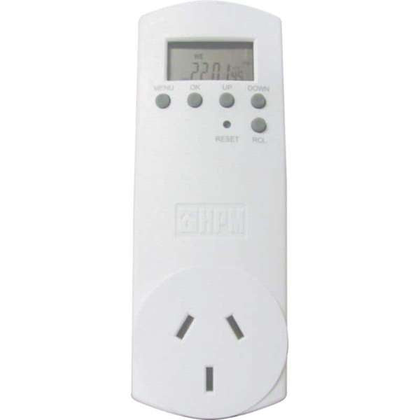 HPM 24hr Compact Digital Timer Double Pole