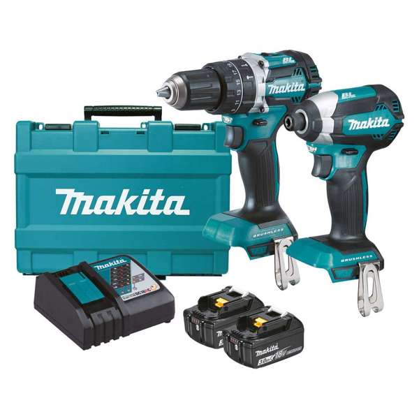 Makita 18V 3.0Ah Brushless Combo Kit - 2 Piece DLX2180X