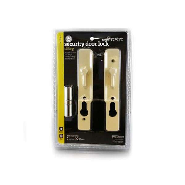 Trio Security Lock Slide Door Primrose