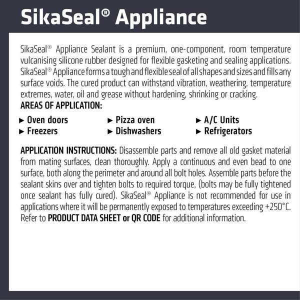 SikaSikaseal Appliance Sealant 300ml