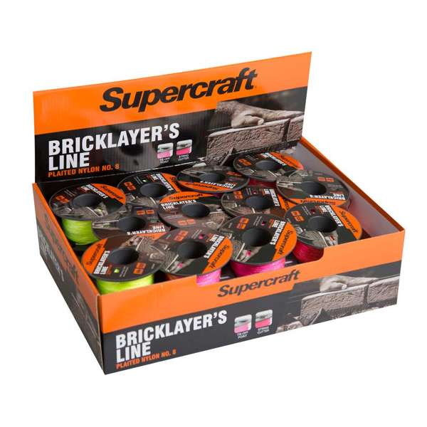 Supercraft Bricklayers Line Assorted Colours 100m