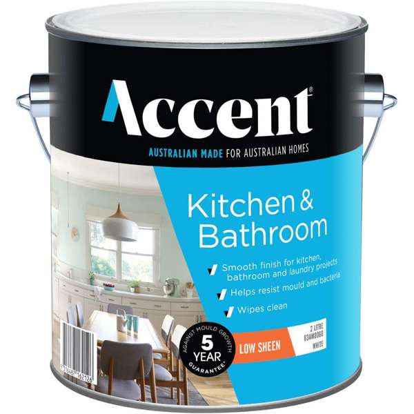 Accent Kitchen & Bathroom Low Sheen White