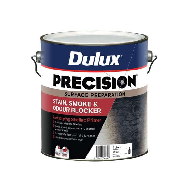 Dulux Precision Stain Smoke & Odour Blocker 4L