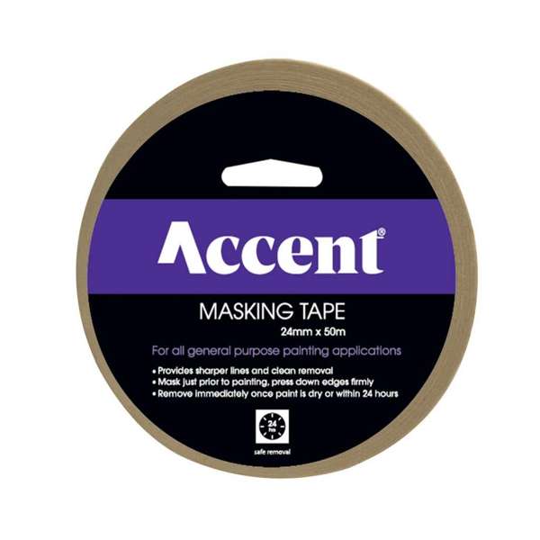 Accent Masking Tape 24mm x 50m