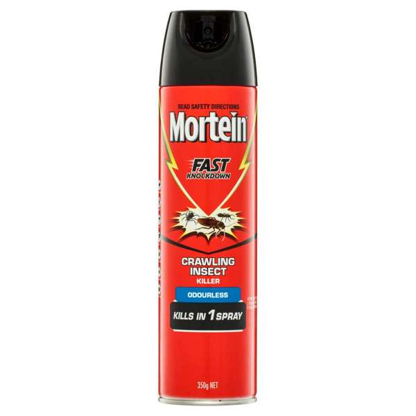 Mortein Fast Knockdown Odourless Crawling Insect Killer 350g