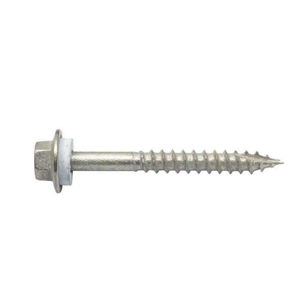 Zenith Timber Screws Hex with Seal Galvanised 12G x 50mm - 500 Pack