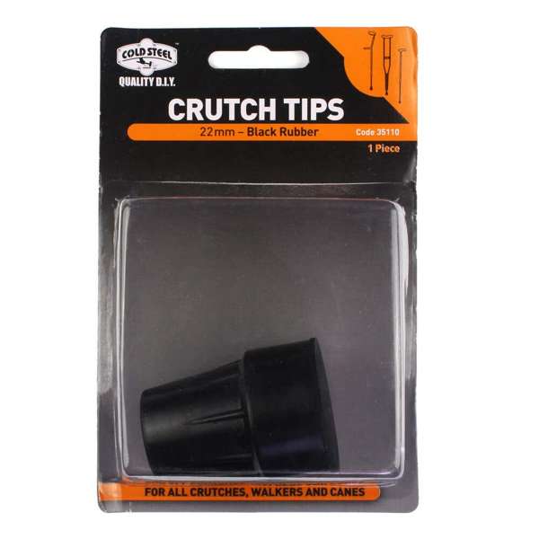 Cold Steel Rubber Crutch Tip Black 22mm