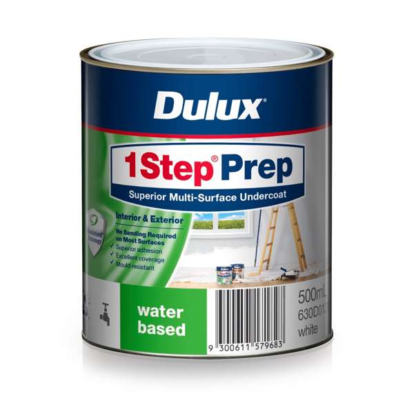 Dulux 1 Step Water Based Primer Sealer Undercoat 500mL