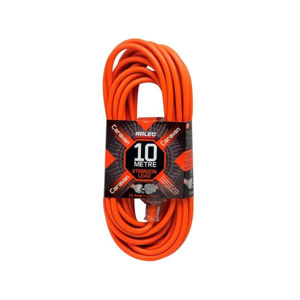 Arlec 15A 3 Core 1.5mm2 Caravan Extension Lead 10m