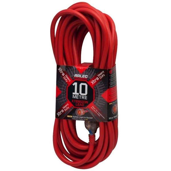 Arlec 1.5mm2 10A 3 core Extra Heavy Duty Extension Lead 10m