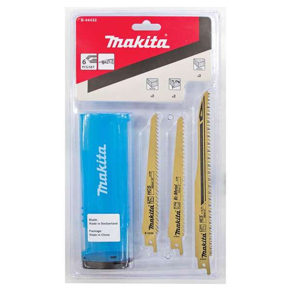 Makita Recipro Saw Blade Combo - 6 Piece