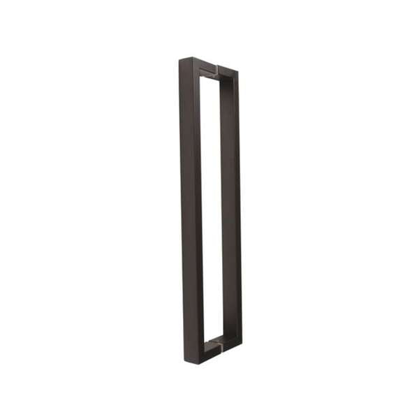 Lane Pull Handle D Square Matte Black 620 x 600 x 40 x 20mm