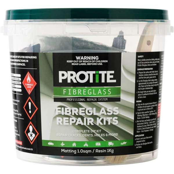 Protite Fibreglass Repair Kit Large (1.00sqm)