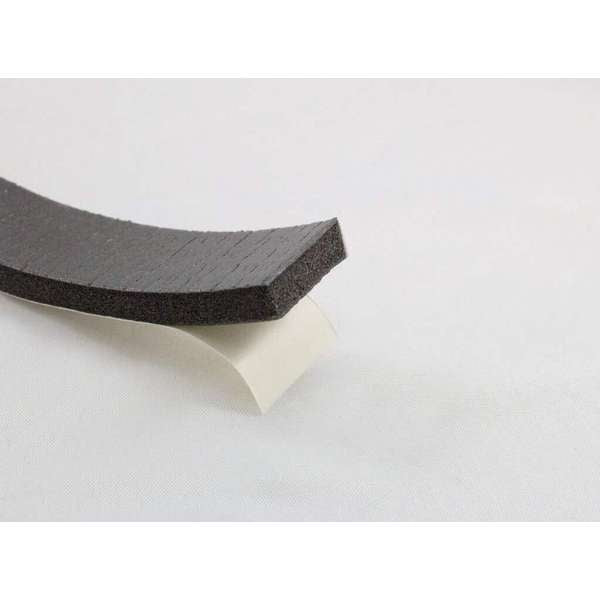 Cowdroy Seal Foam Black 6 x 25mm x 3m