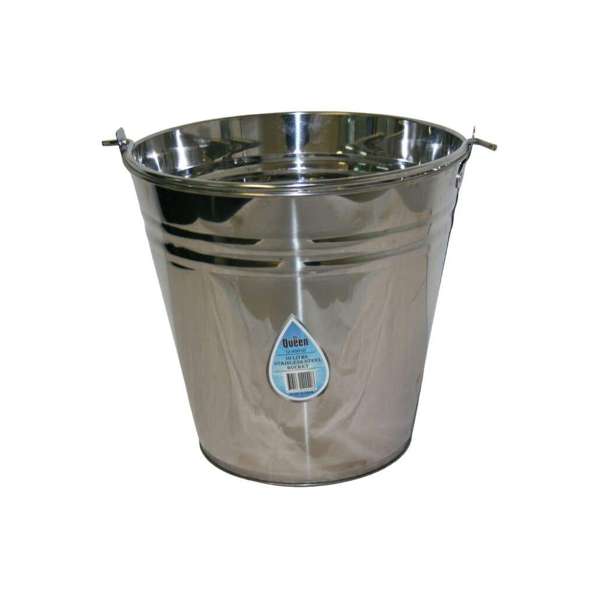 Queen Stainless Steel Bucket 10L