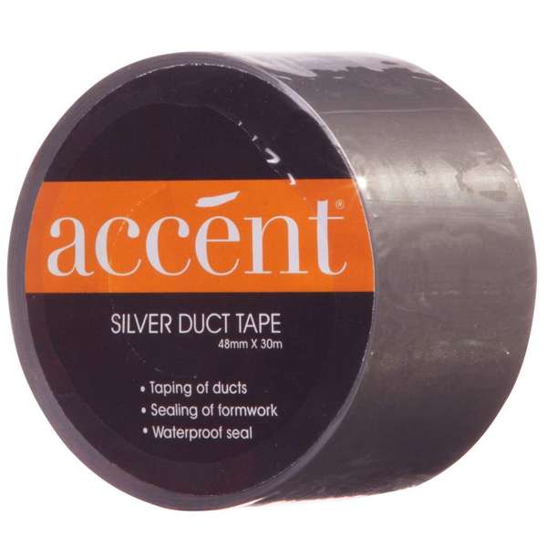 Accent Duct Tape Silver 48mm x 30m