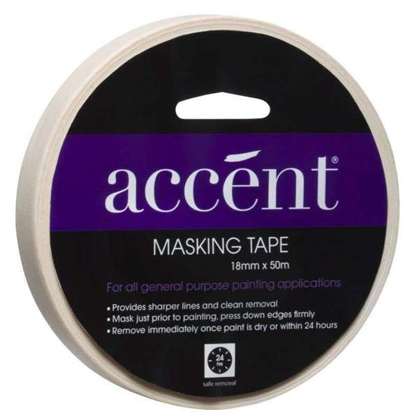 Accent Masking Tape 18mm x 50m