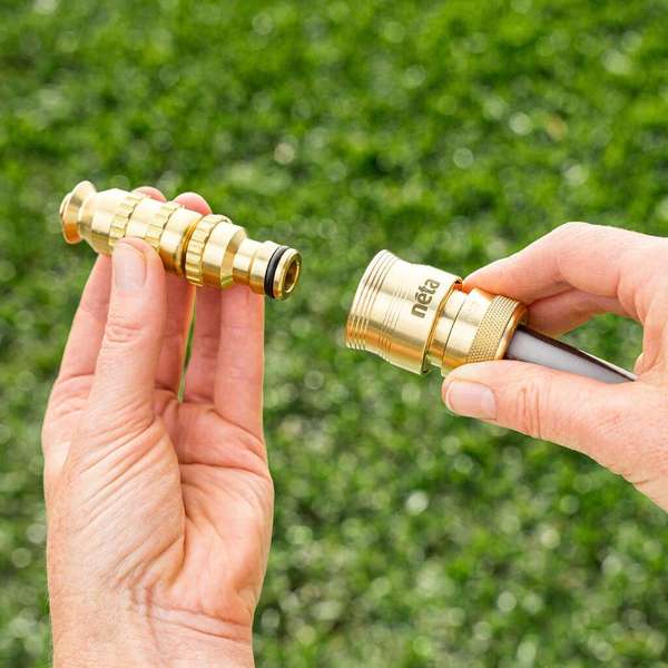 Neta Brass Hose Fitting 4 Set 3/4" 12mm