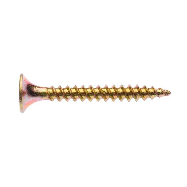 Zenith Plasterboard Screws Philips Drive Gold Passivate 6G x 30mm - 1000 Pack