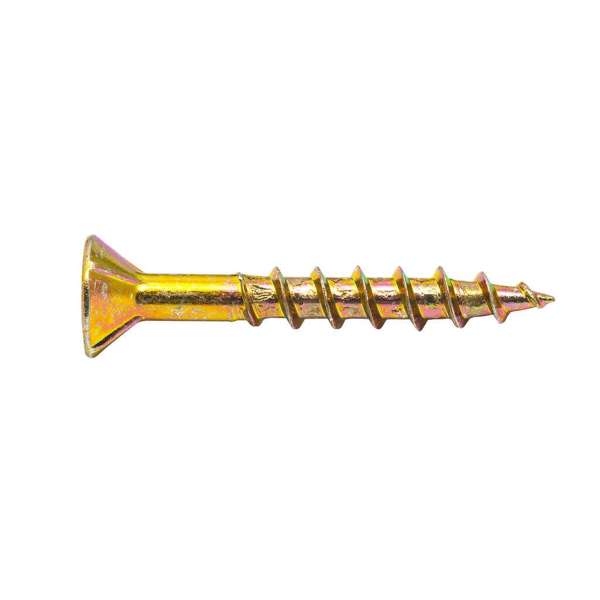 Zenith Chipboard Screws Countersunk Rib Head 8g x 30mm - Box of 1000