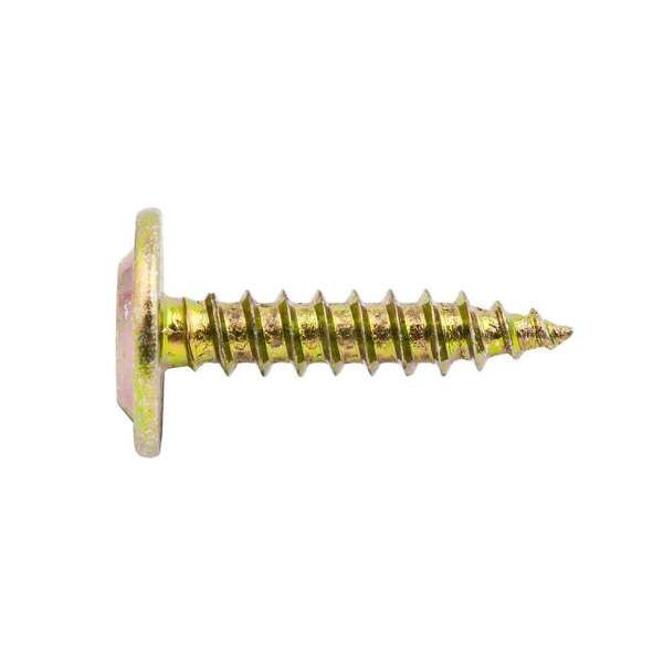 Zenith Timber Screws Button Gold Passivated 8G x 20mm - 100 Pack