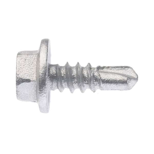 Zenith Metal Screws Hex Head Galvanised 8G x 12mm - 30 Pack