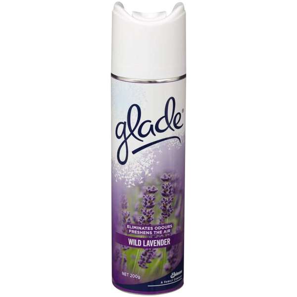 Glade Aerosol Air Freshener Wild Lavender 200g