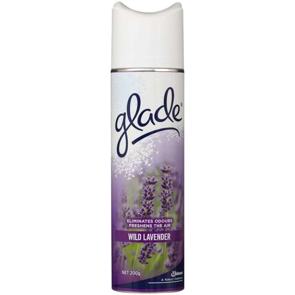 Glade Aerosol Air Freshener Wild Lavender 200g