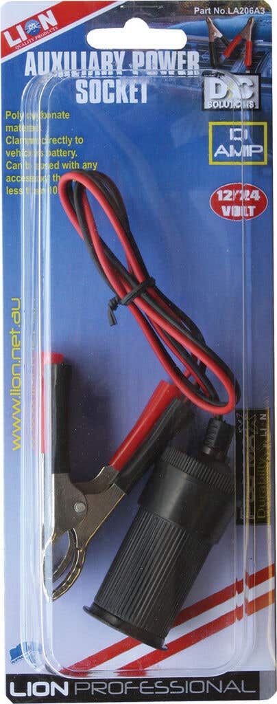 Lion Auxiliary Power Socket With Clamps