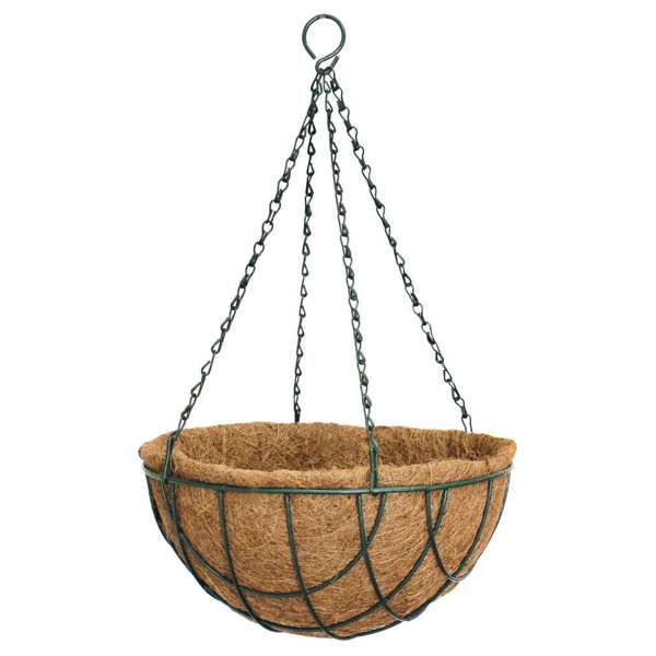 Clyde Garden Lattice Wire Hanging Basket