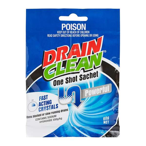 Drain Clean Crystals One Shot Sachet 60g