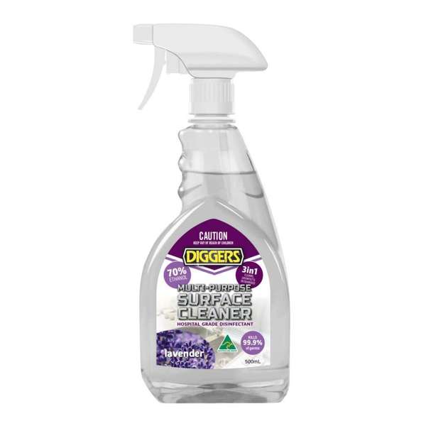 Diggers Multi-Purpose Surface Cleaner Lavender 500ml