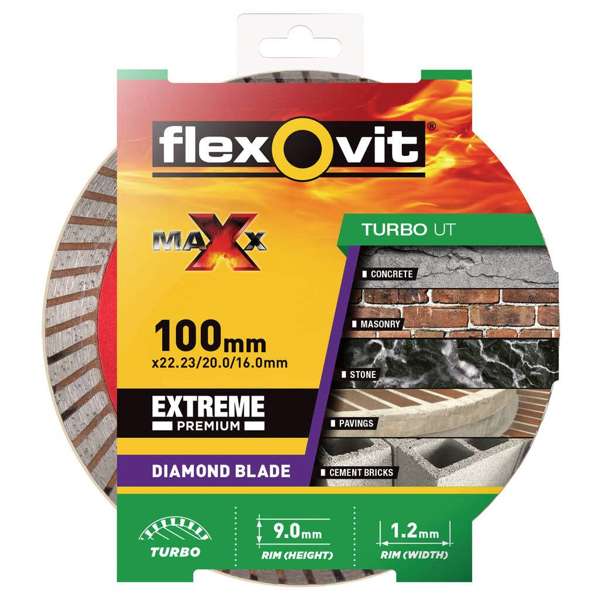 Flexovit Ultra Thin Diamond Blade 100mm