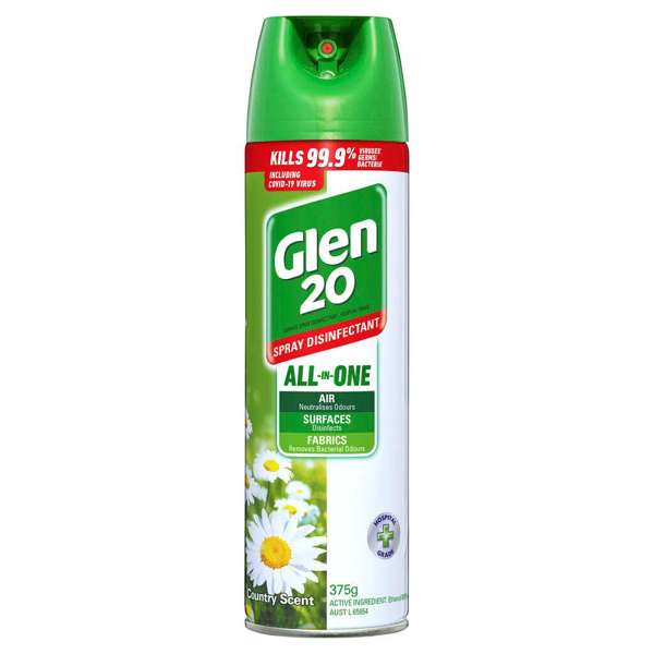 Glen 20 All-In-One Disinfectant Spray Country Scent 375g