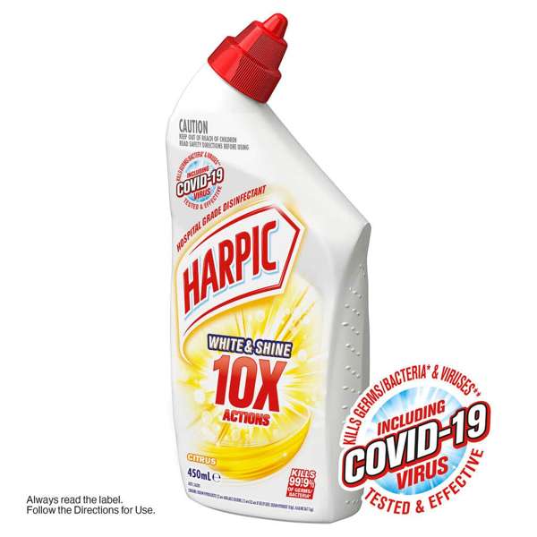 Harpic White & Shine Ultimate Bleach Power Citrus 450ml