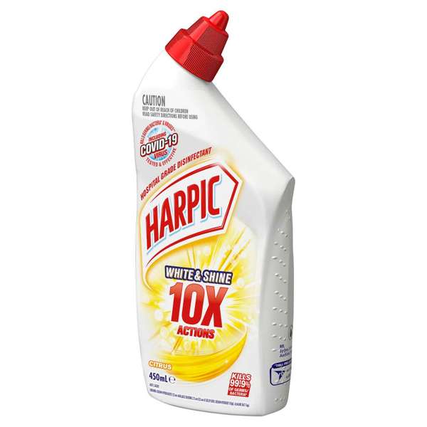 Harpic White & Shine Ultimate Bleach Power Citrus 450ml