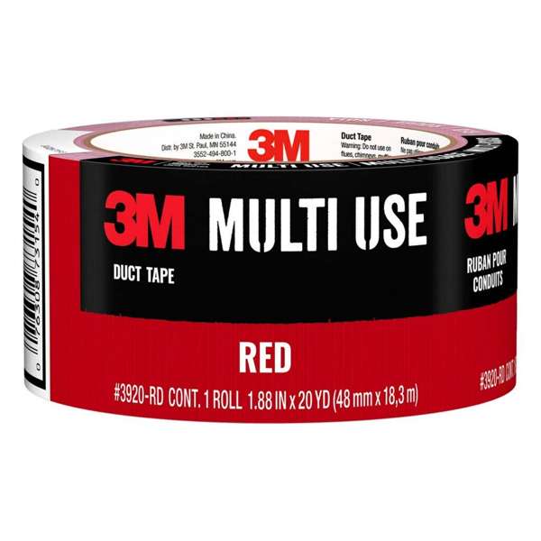 Scotch Cloth Duct Tape Red 48mm x 18.2m